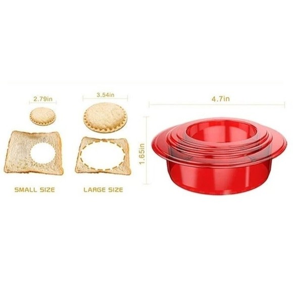 Sandwich Cutter Blue Circle #2 - Picture 4 of 4